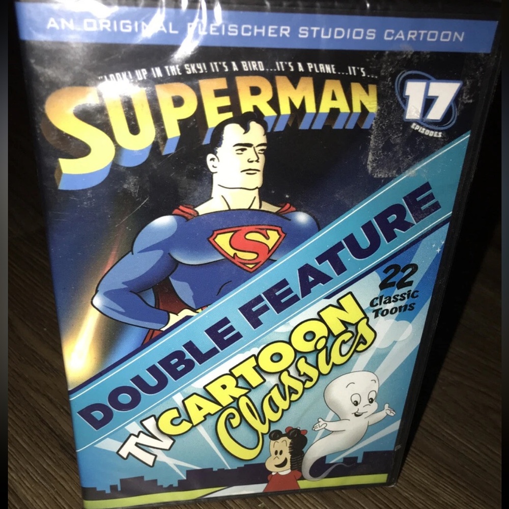 NEW Double Feature - Superman 17 Episodes / TV Cartoon Classics 22 Episodes DVD